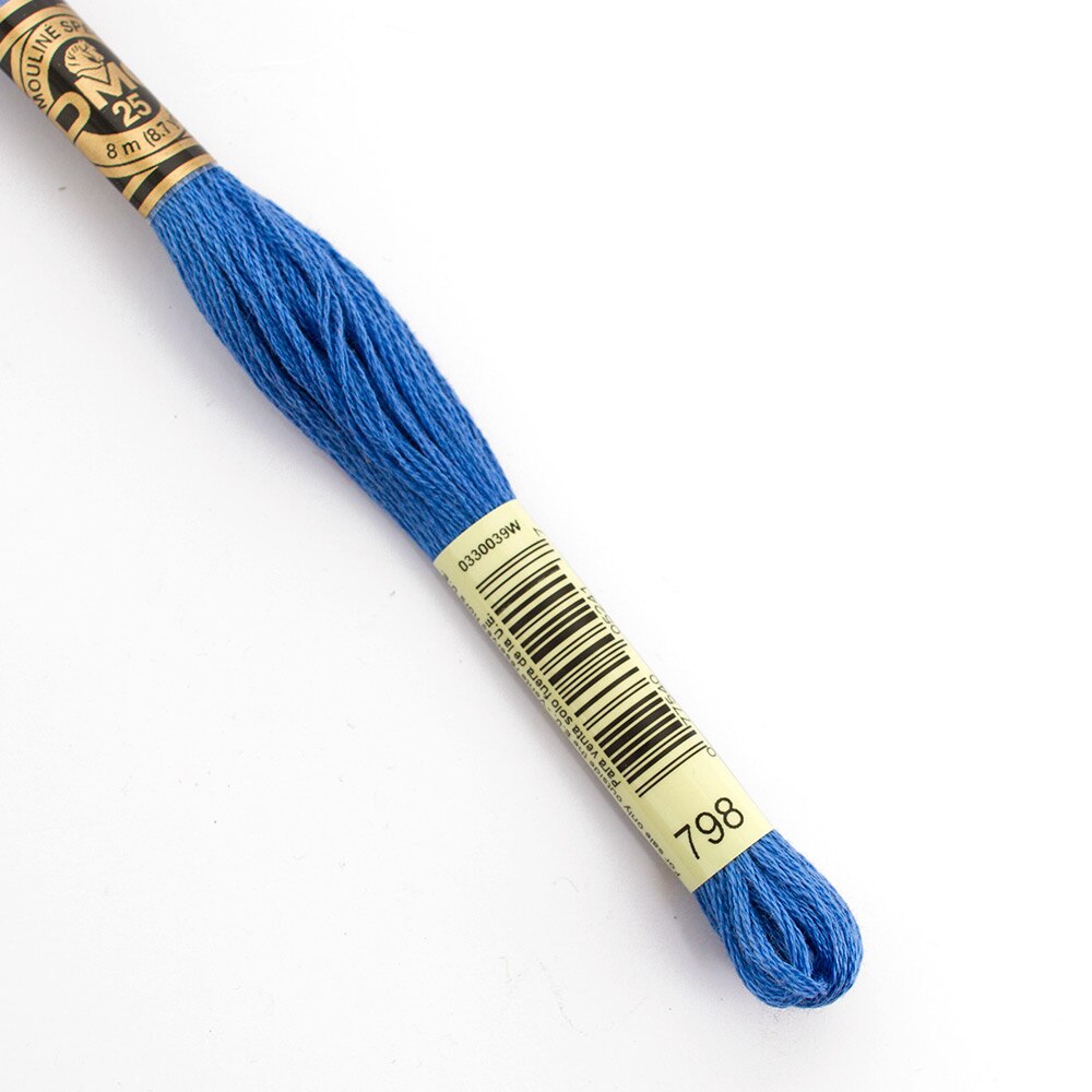 Sewing Supplies, Art & School, DMC, 6 strand, Embroidery floss, 50171, Dark Delft Blue
